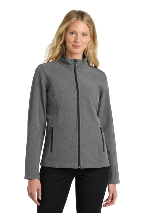 Port Authority Women's Core Soft Shell Jacket. L317, shown before custom embroidery