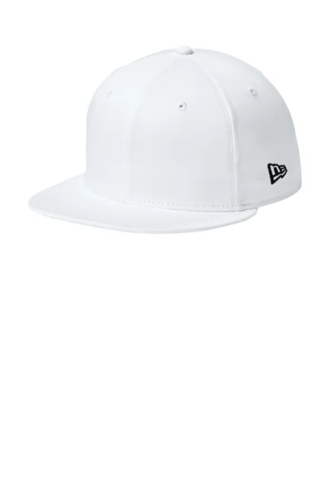 New Era - Flat Bill Snapback Cap. NE400, shown before custom embroidery