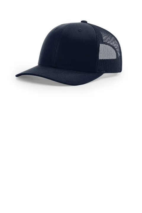 Richardson Trucker Cap 112, shown before custom embroidery