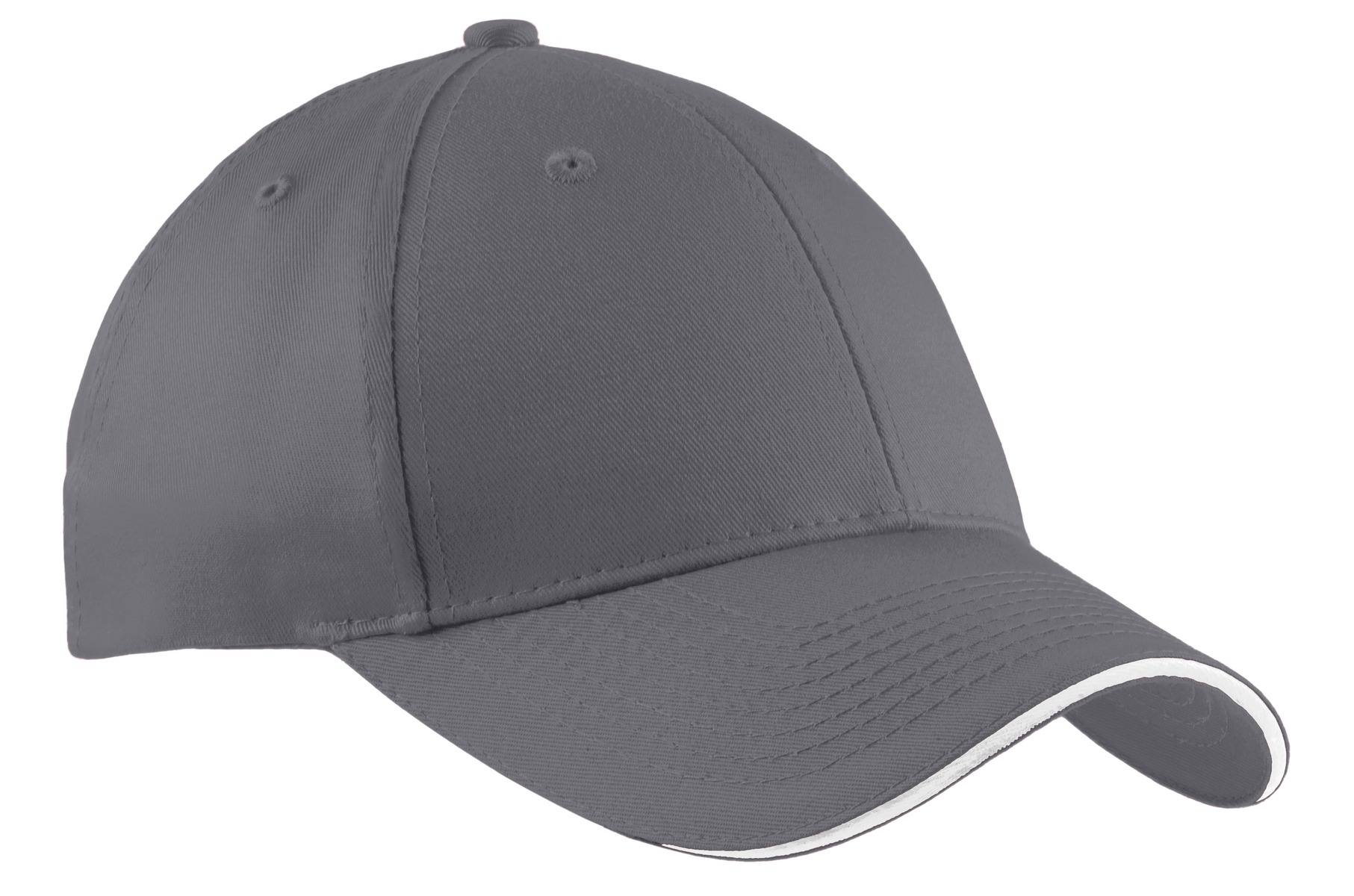 Port Authority Cotton Twill Sandwich Bill Cap. CP85