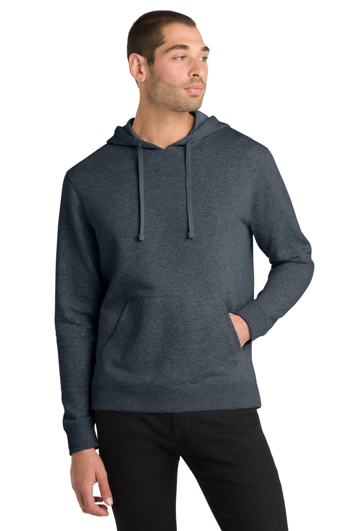 District Lightweight Fleece Hoodie. DM391