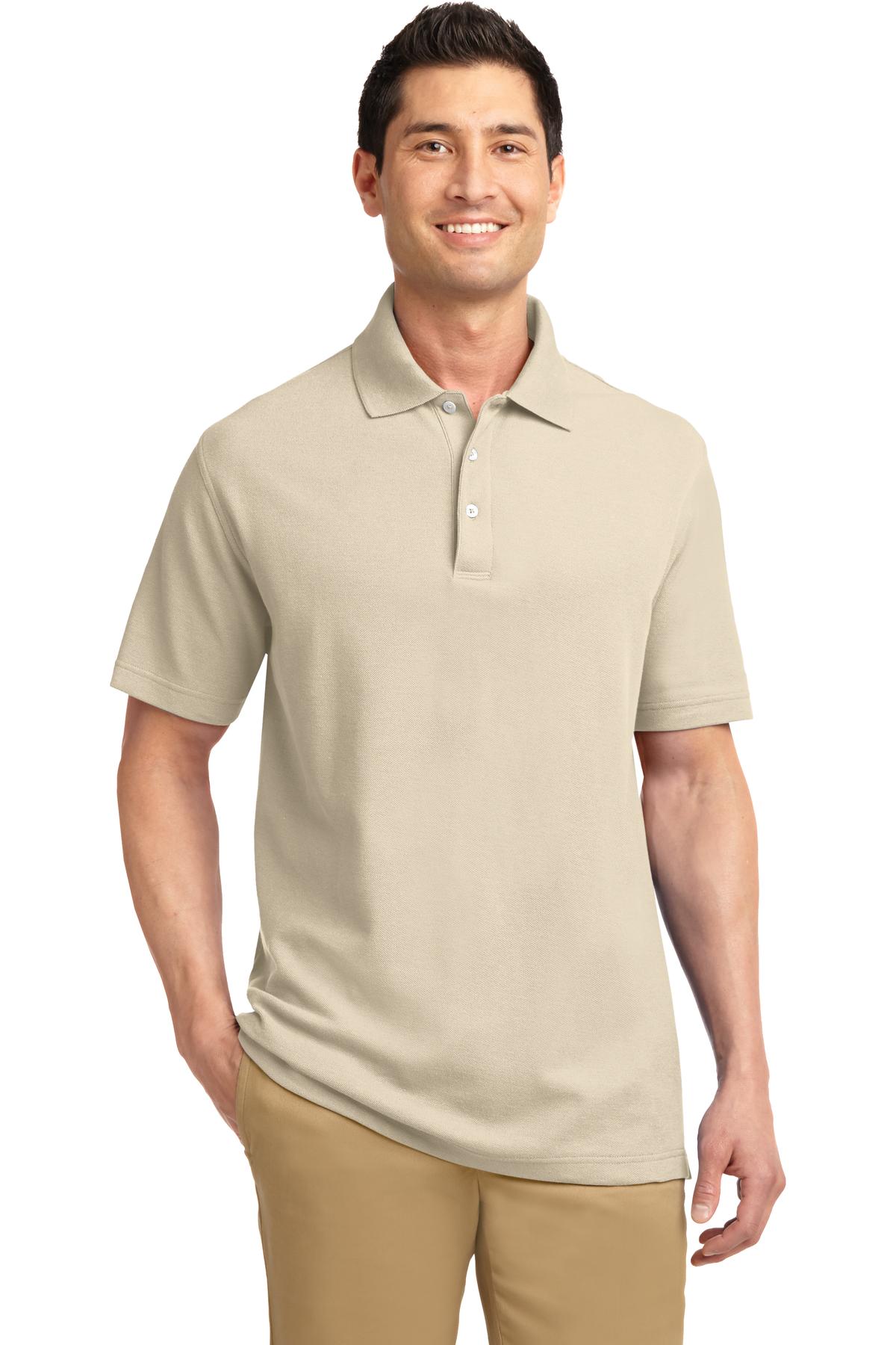 DISCONTINUED Port Authority EZCotton Pique Polo. K800