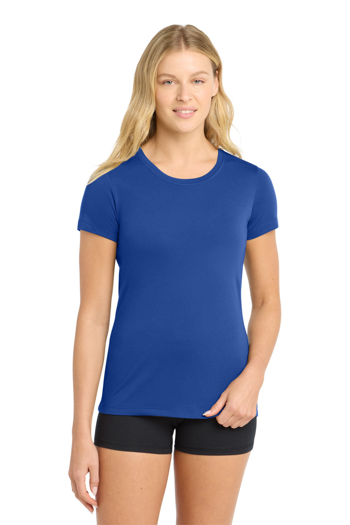 DISCONTINUED Sport-Tek Women's PosiCharge Competitor Cotton Touch Scoop Neck Tee. LST450