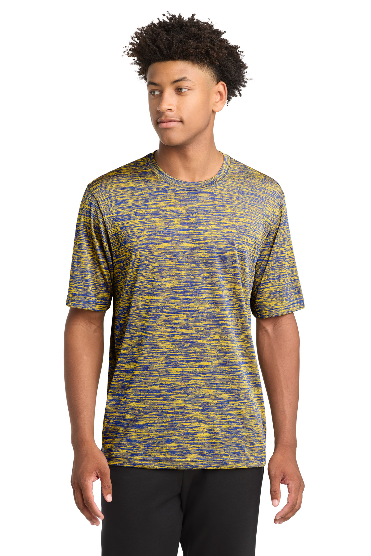 Sport-Tek PosiCharge Electric Heather Tee. ST390