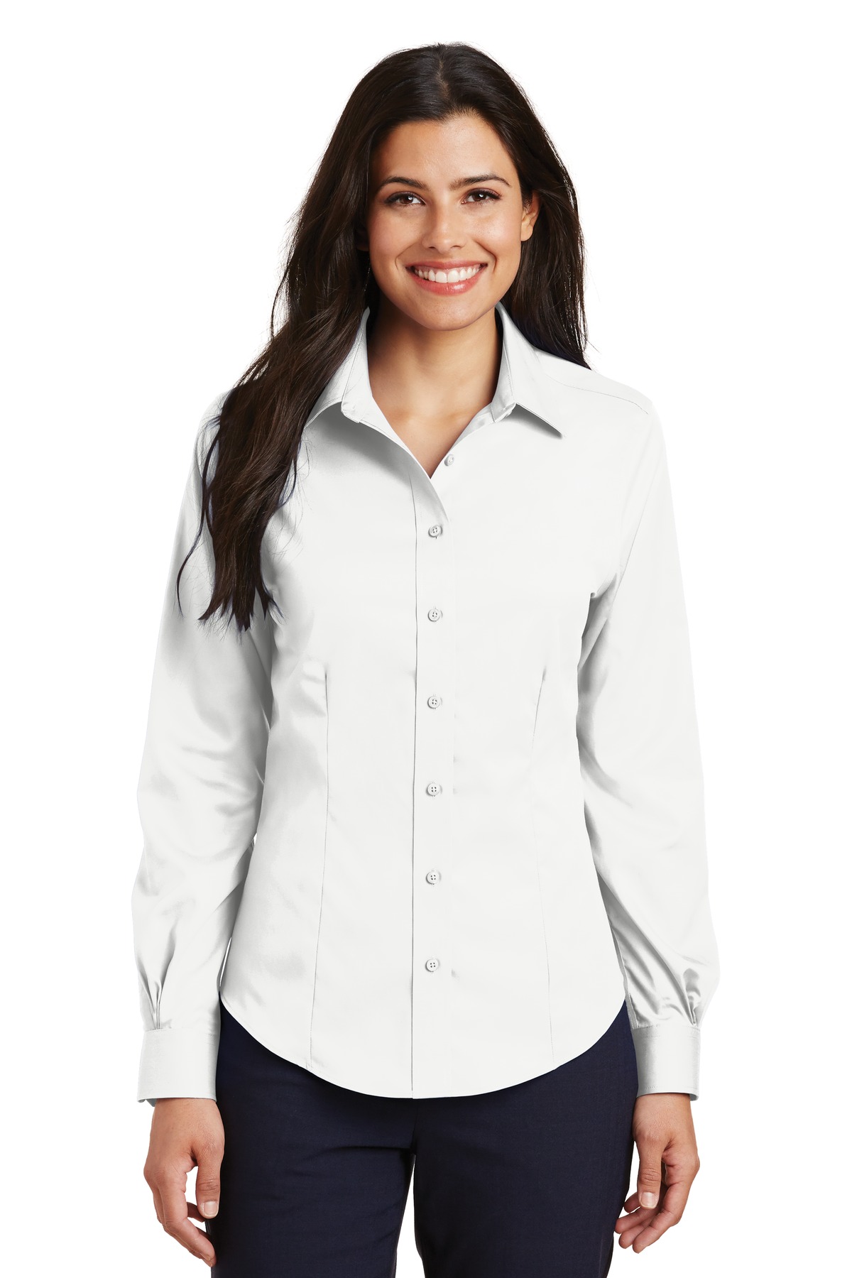 Port Authority® Ladies Non-Iron Twill Shirt. L638