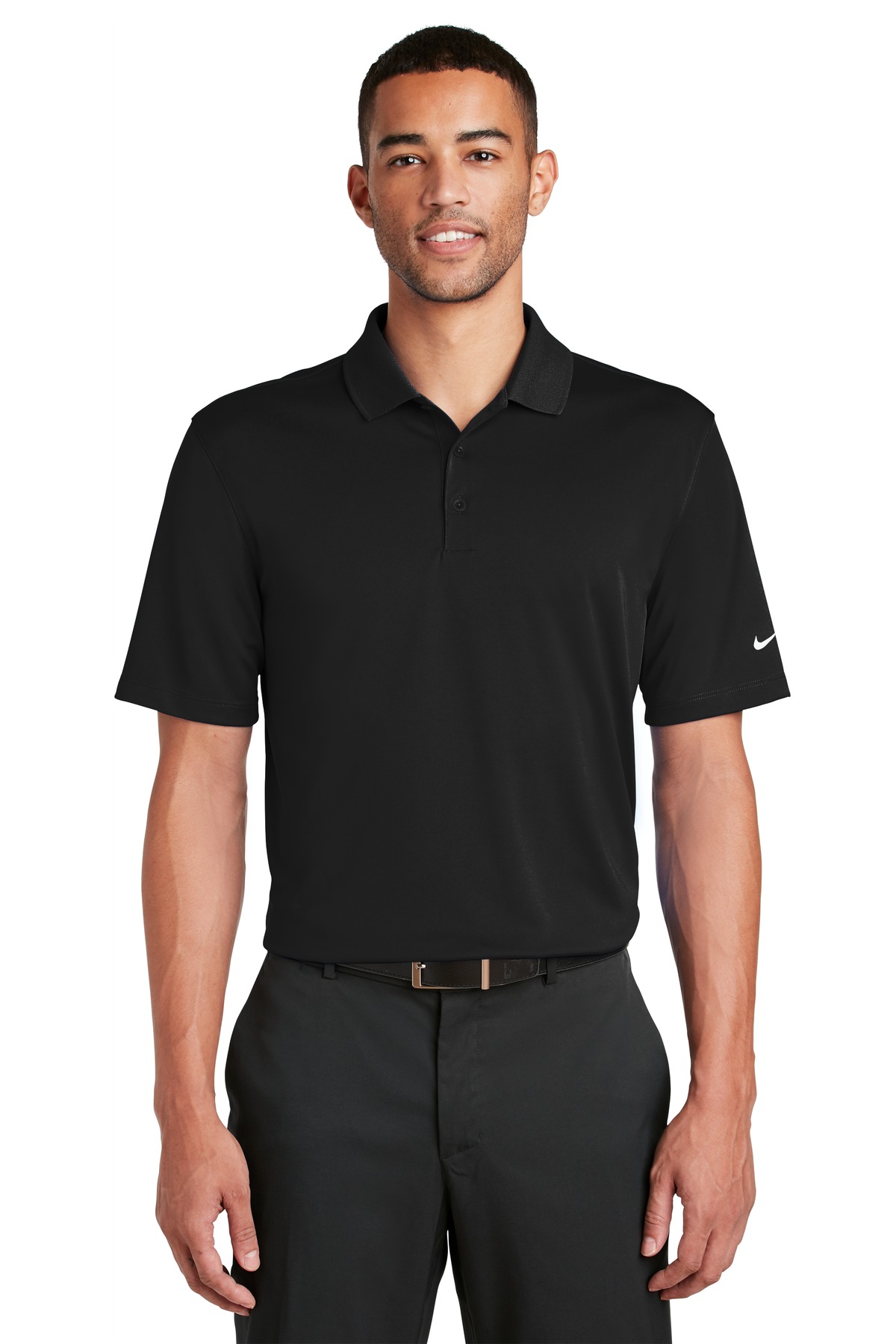 DISCONTINUED Nike Dri-FIT Classic Fit Players Polo with Flat Knit Collar. 838956