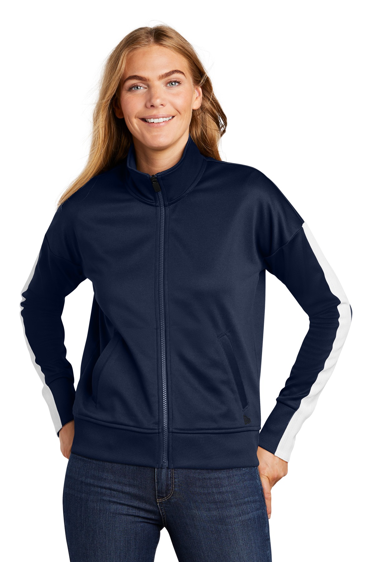 DISCONTINUED New Era Women's Track Jacket LNEA650