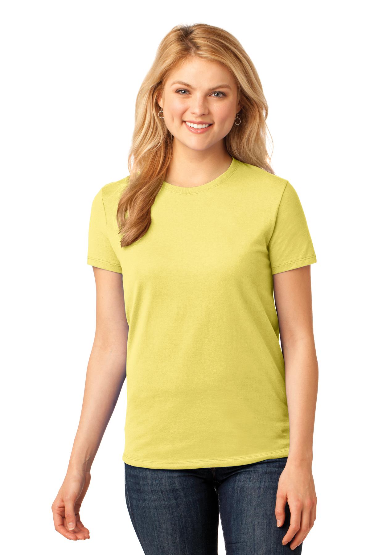Port & Co Women's Core Cotton Tee. LPC54