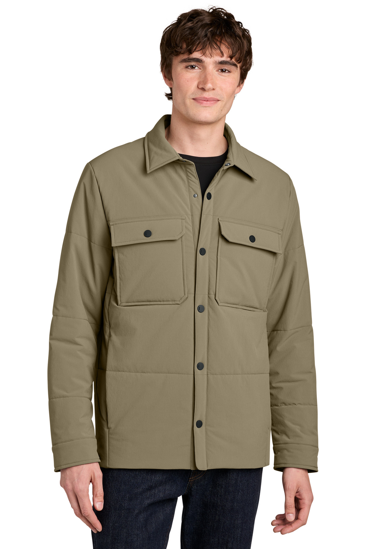 MiiR Sashiko Stretch Puffy Shacket MRA444