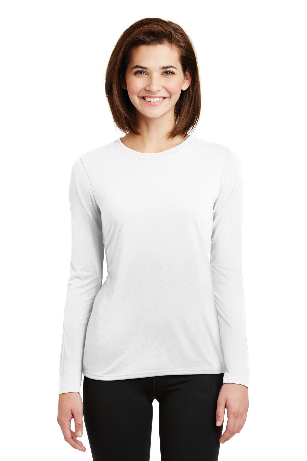 DISCONTINUED Gildan Ladies Gildan Performance Long Sleeve T-Shirt. 42400L