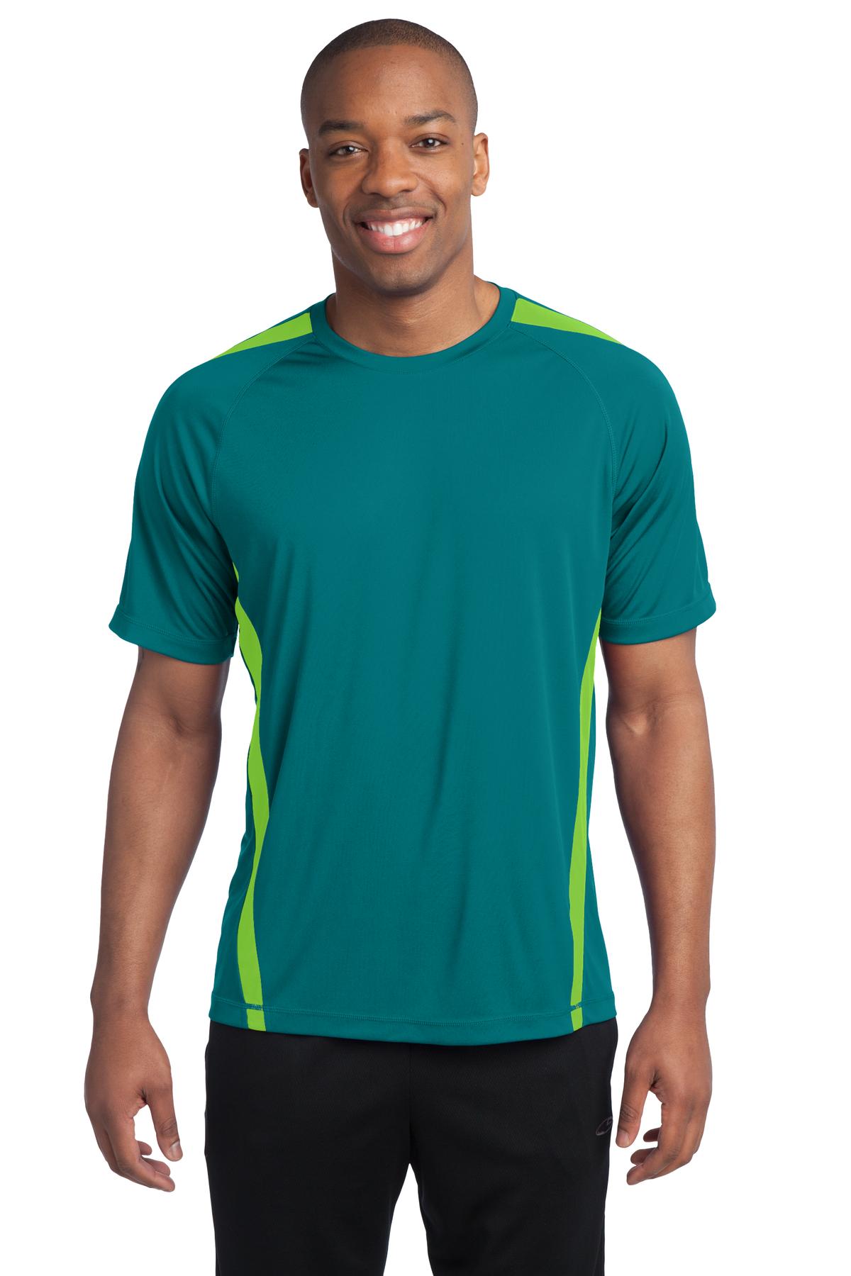 DISCONTINUED Sport-Tek Tall Colorblock PosiCharge Competitor Tee. TST351