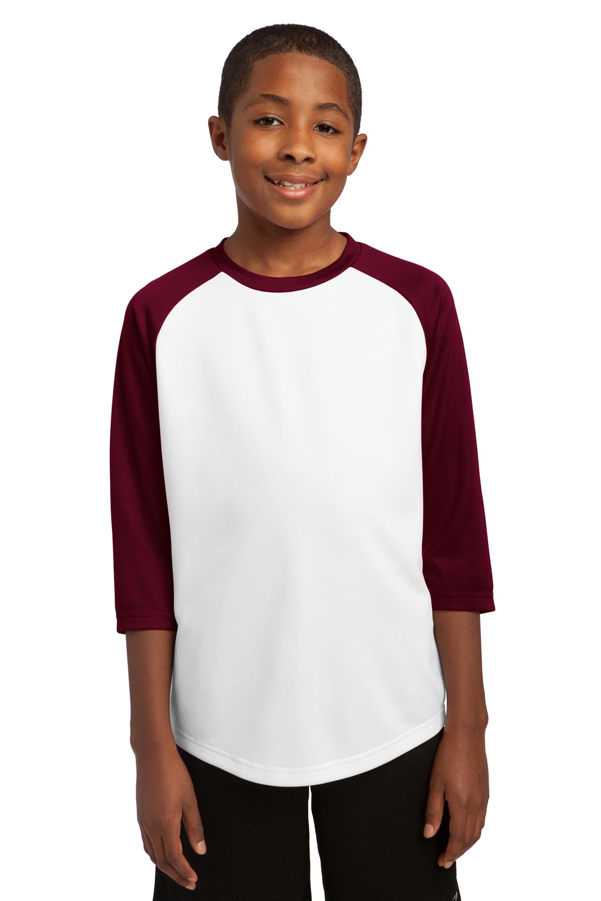 DISCONTINUED Sport-Tek Youth PosiCharge Baseball Jersey. YST205