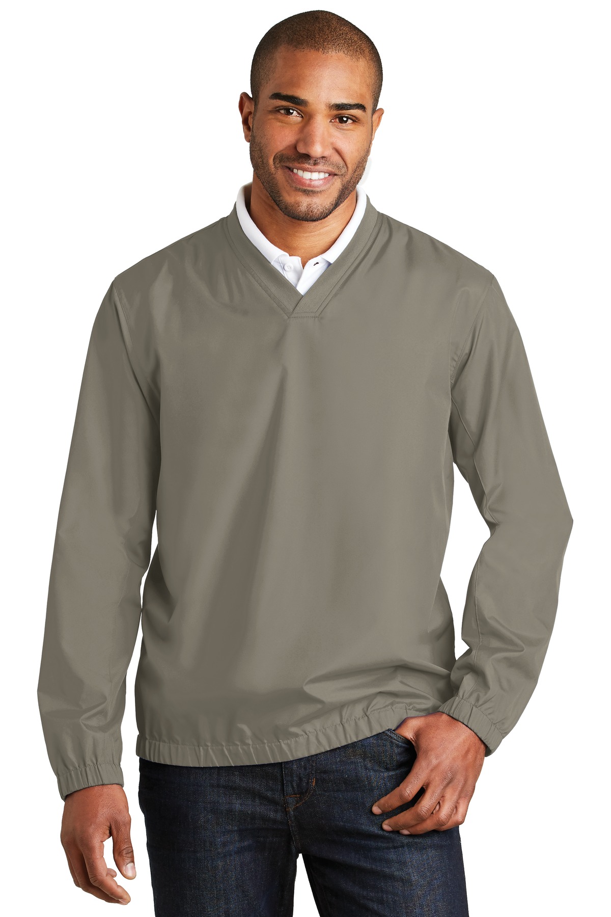 DISCONTINUED Port Authority Zephyr V-Neck Pullover. J342