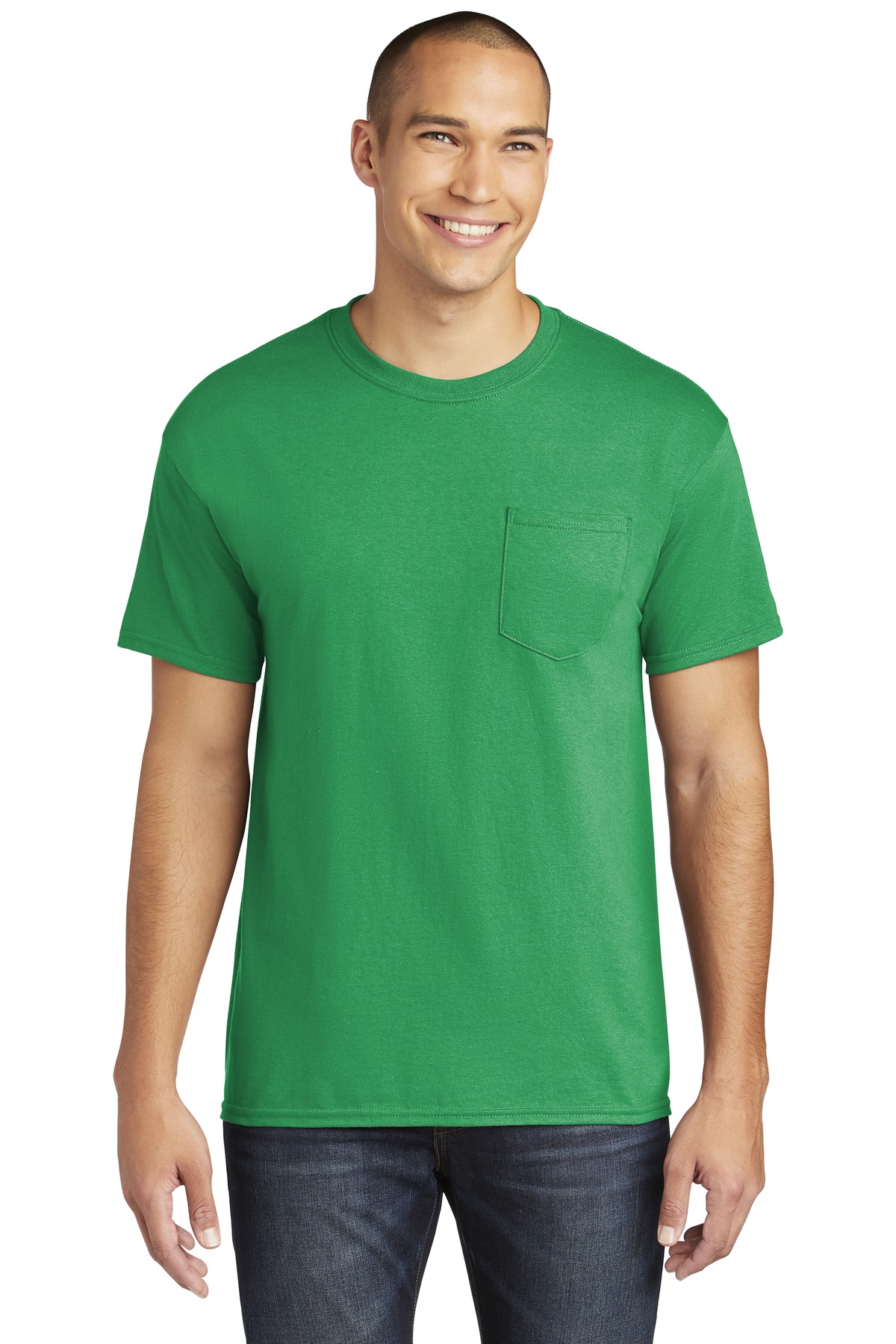 Gildan Heavy Cotton 100% Cotton Pocket T-Shirt. 5300