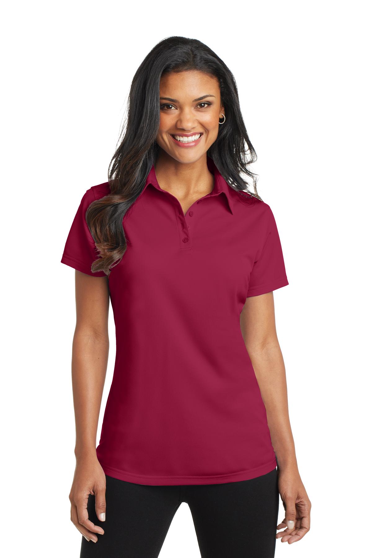 DISCONTINUED Port Authority Women's Dimension Polo. L571
