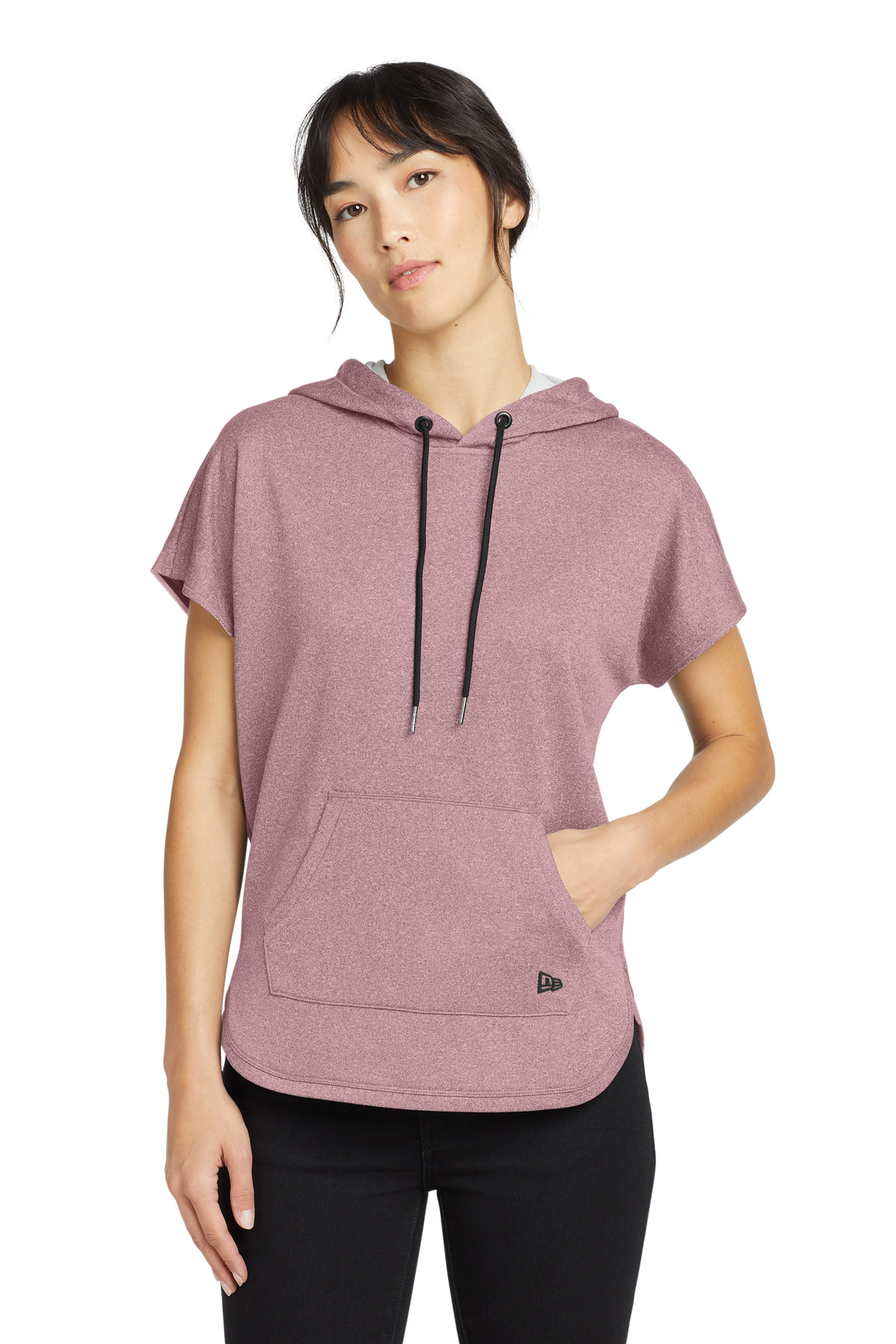 New Era Women's Performance Terry Short Sleeve Hoodie LNEA533