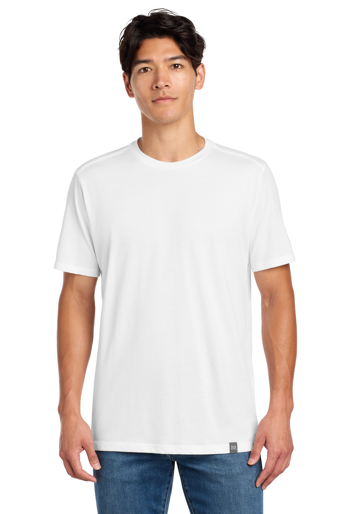 New Era Heritage Blend Crew Tee. NEA100
