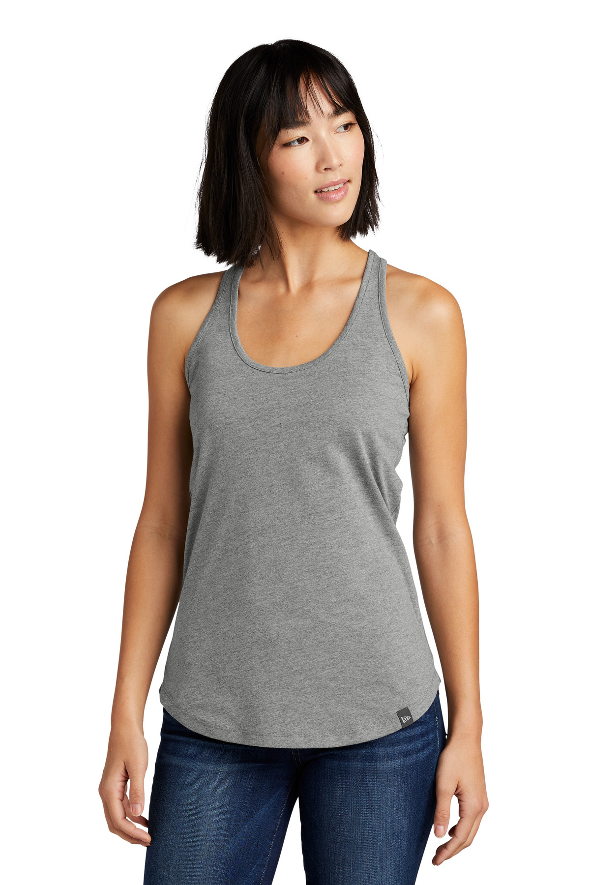 DISCONTINUED New Era Women's Heritage Blend Racerback Tank. LNEA105