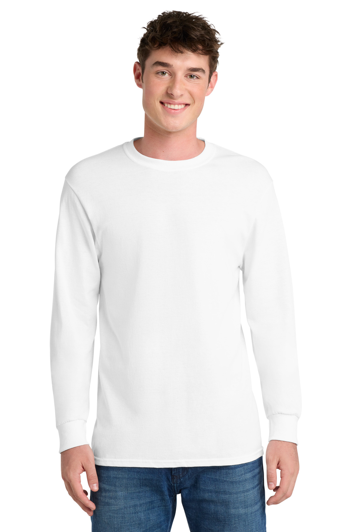 Port & Co Long Sleeve Core Blend Tee. PC55LS