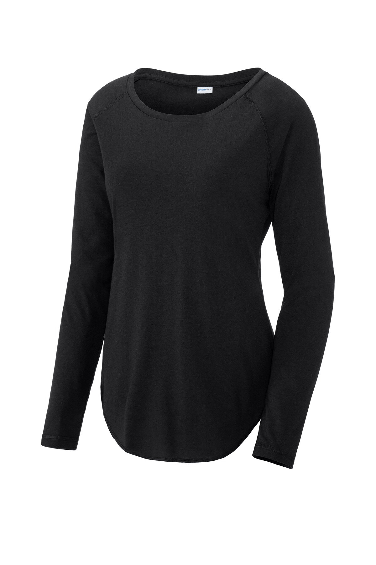 DISCONTINUED Sport-Tek Women's PosiCharge Long Sleeve Tri-Blend Wicking Scoop Neck Raglan Tee LST400LS