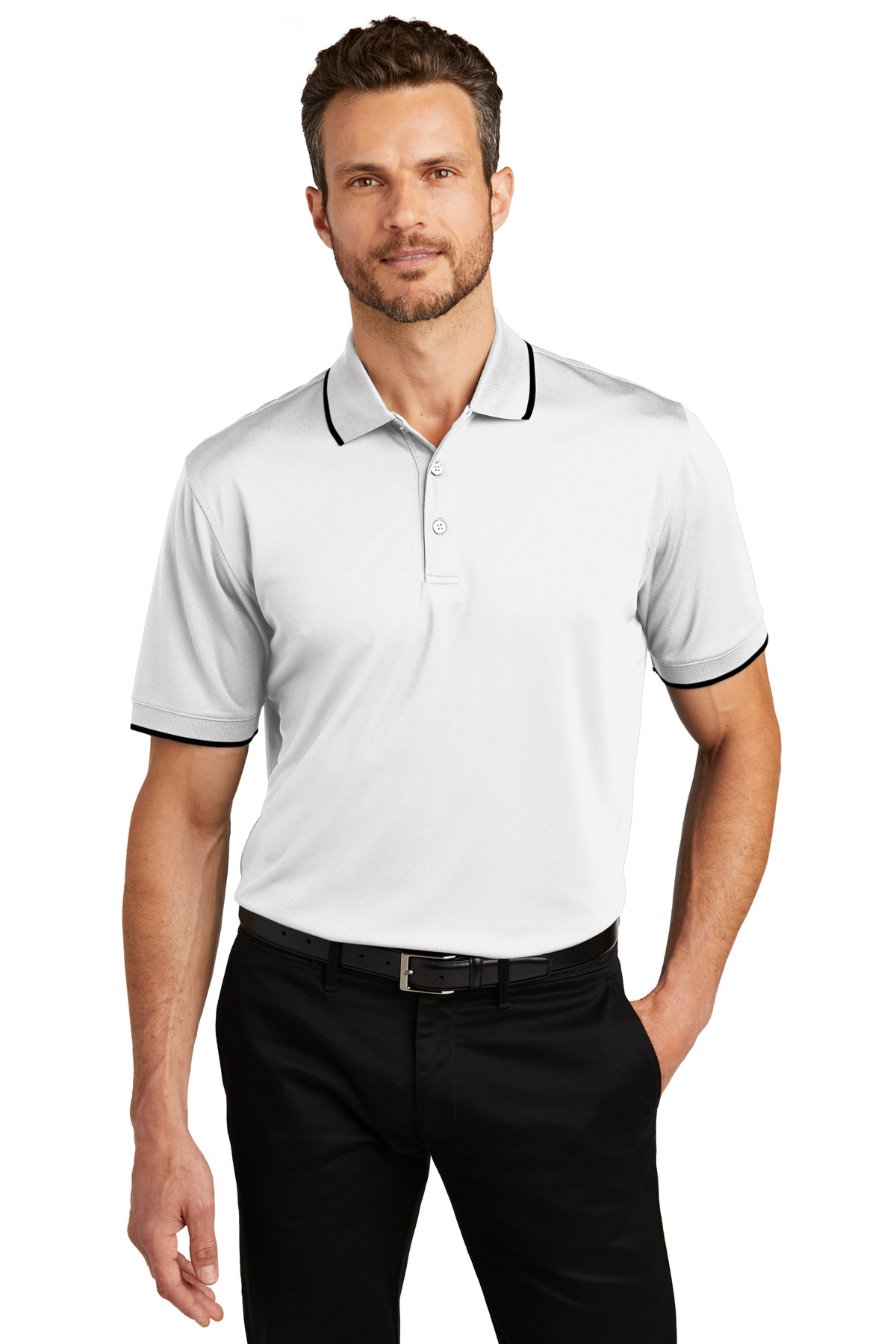 Port Authority Dry Zone UV Micro-Mesh Tipped Polo. K111
