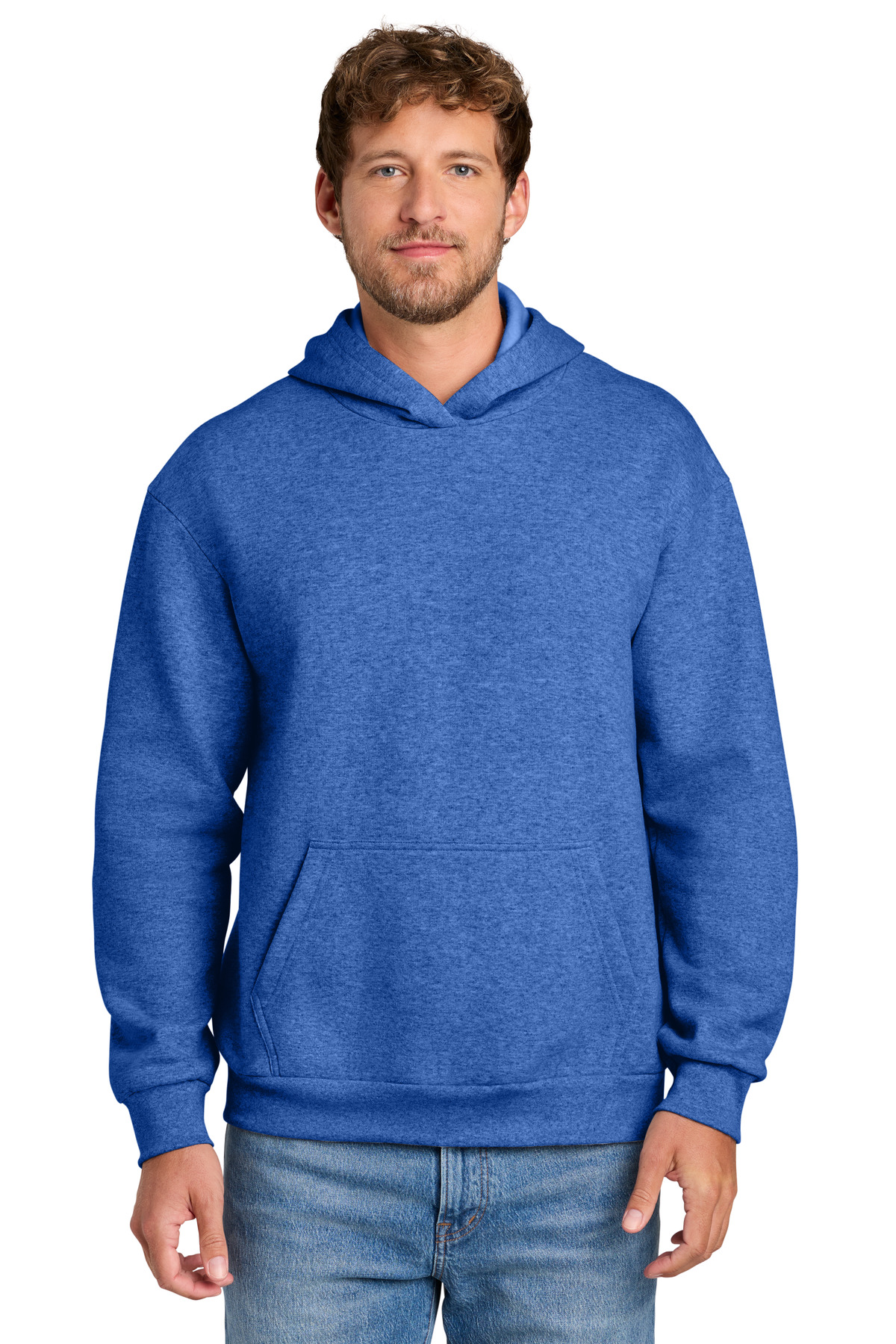 Port & Co Easy Fleece Pullover Hooded Sweatshirt PC68H
