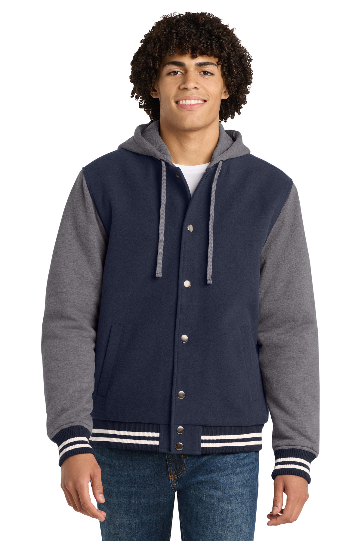 Sport-Tek Insulated Letterman Jacket. JST82