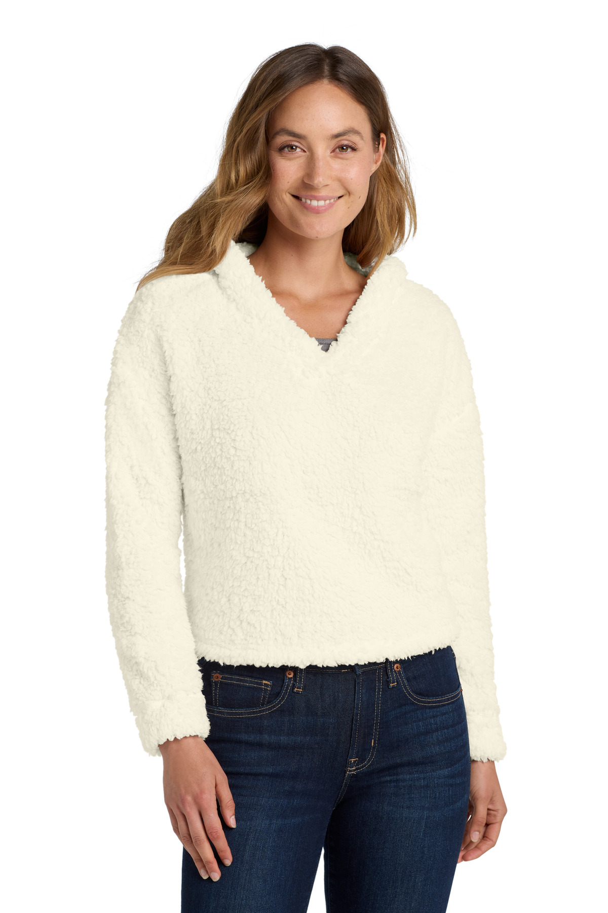Port Authority Women's Cozy Fleece Hoodie. L132