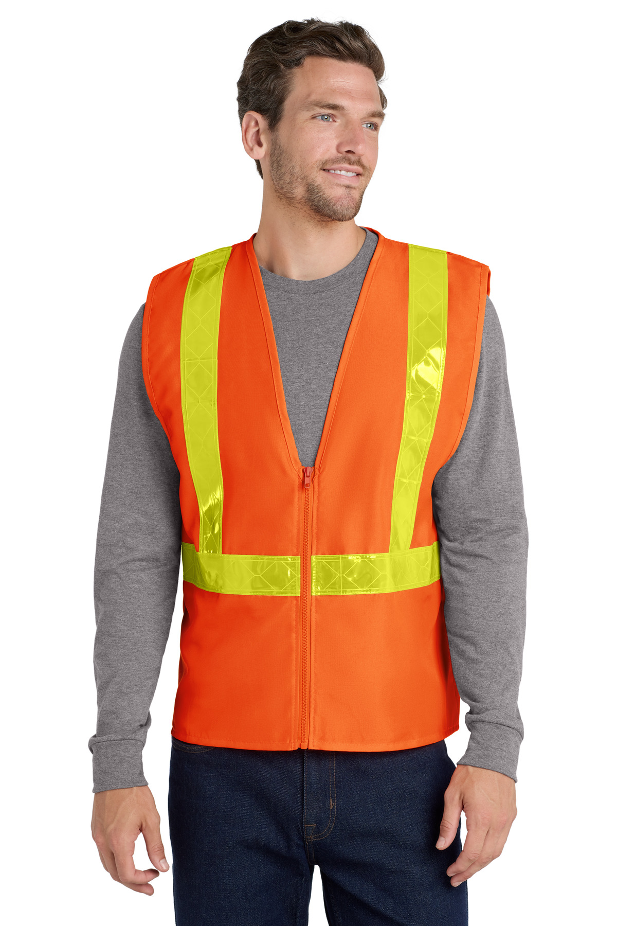 DISCONTINUED Port Authority Enhanced Visibility Vest. SV01