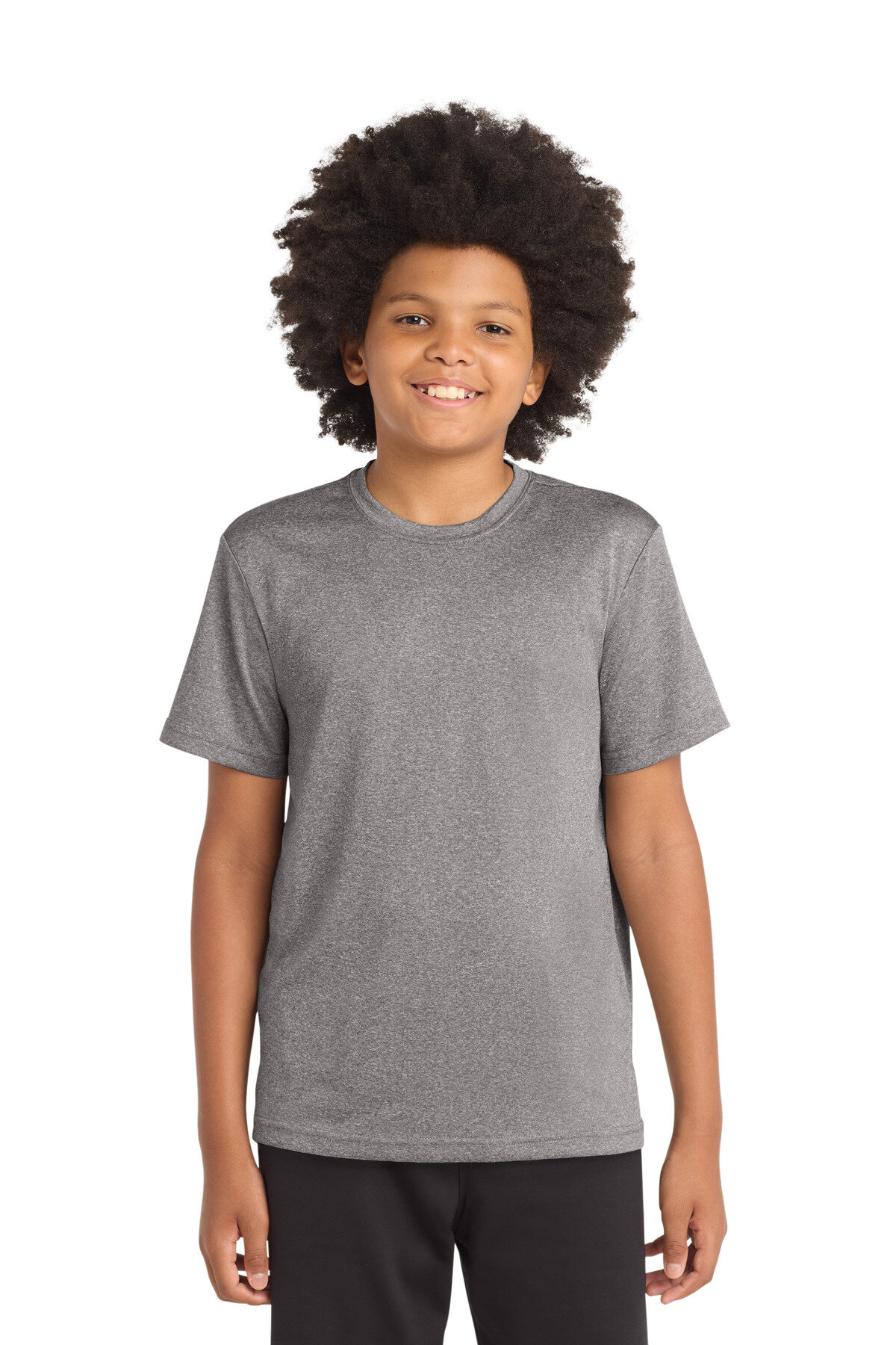 Sport-Tek Youth Heather Contender Tee. YST360