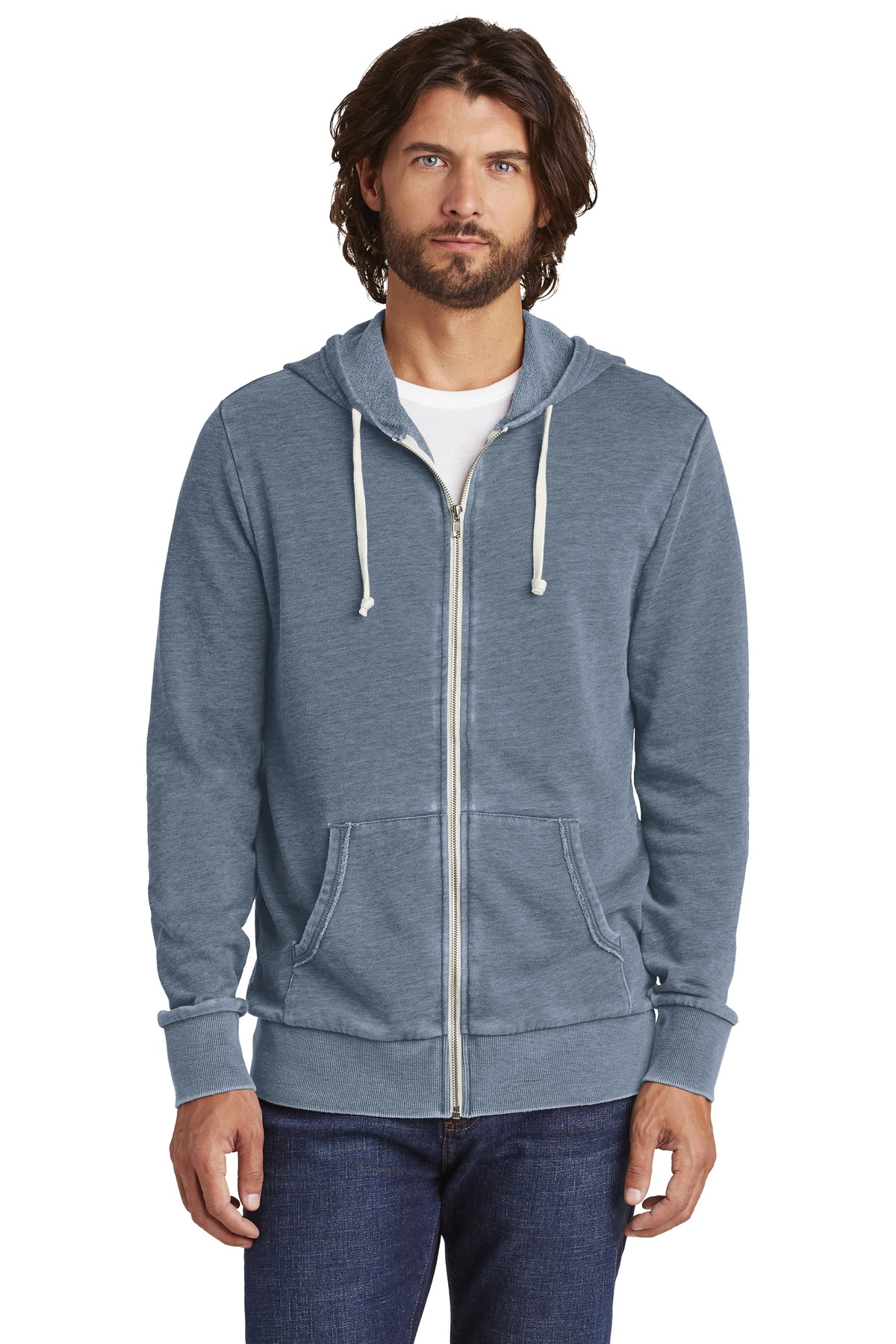 DISCONTINUED Alternative Burnout Laid-Back Zip Hoodie. AA8636