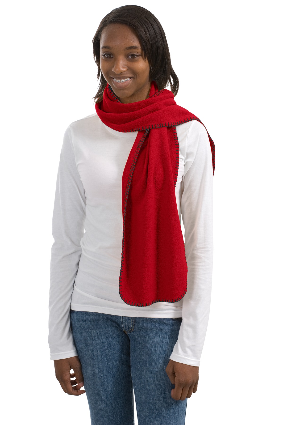 DISCONTINUED Port Authority R-Tek Fleece Scarf. FS01