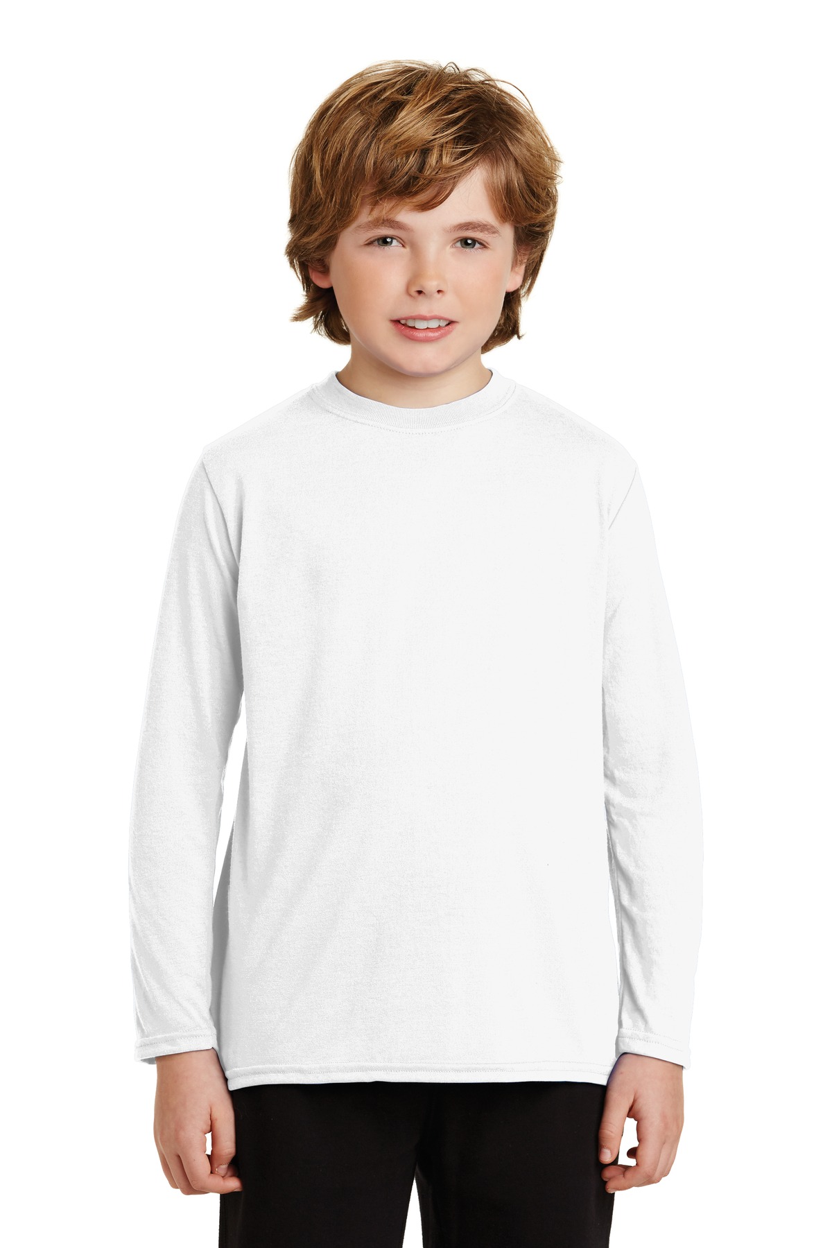 DISCONTINUED Gildan® Youth Gildan Performance® Long Sleeve T-Shirt. 42400B