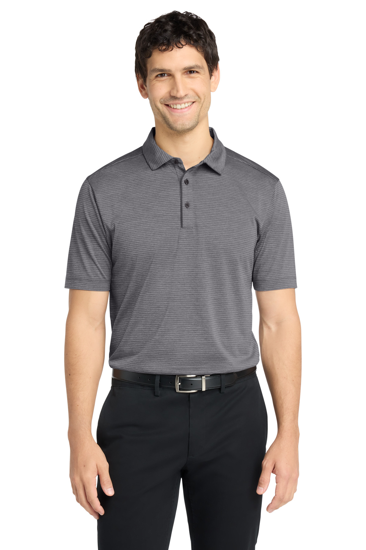 Port Authority Shadow Stripe Polo. K585