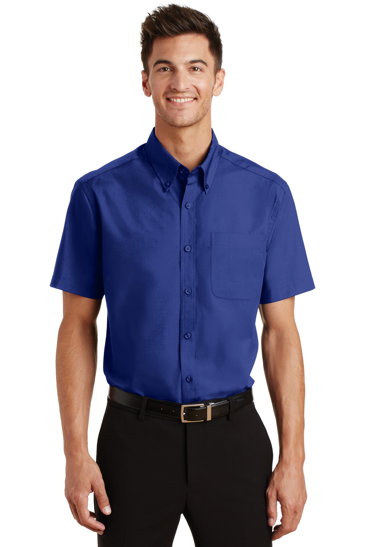 DISCONTINUED Port Authority Short Sleeve Value Poplin Shirt. S633