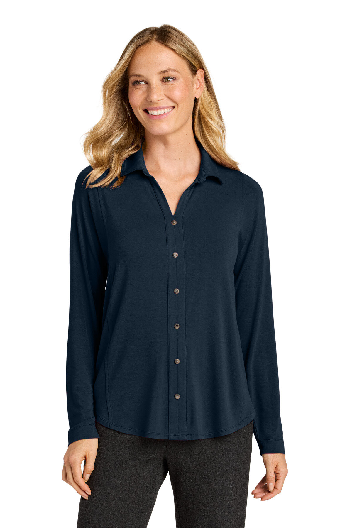 Port Authority Women's Luxe Knit Button Tunic LK5602