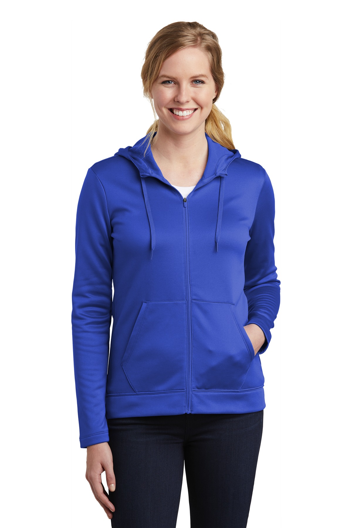 DISCONTINUED Nike Women's Therma-FIT Full-Zip Fleece Hoodie. NKAH6264