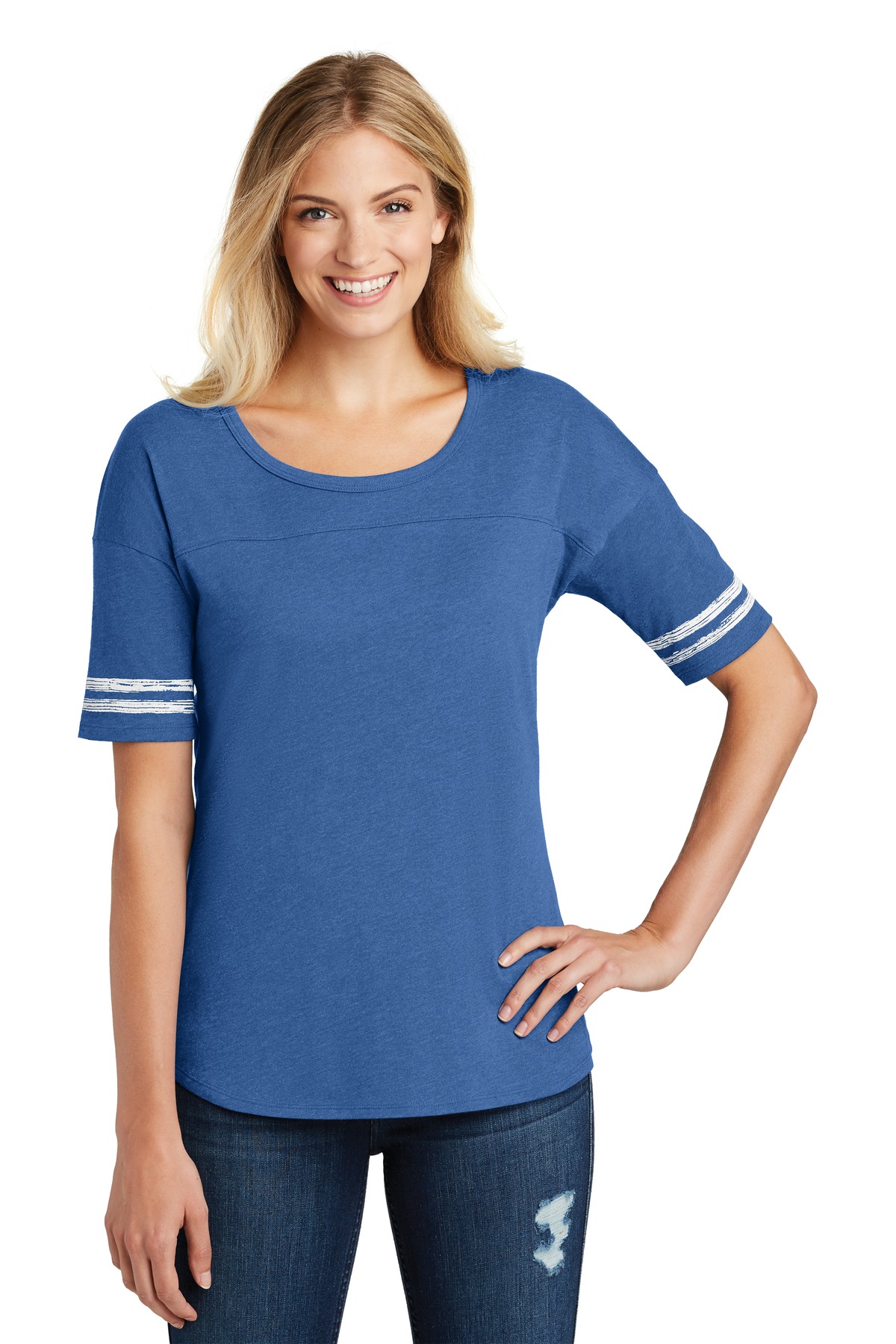 DISCONTINUED District Women's Scorecard Tee. DT487
