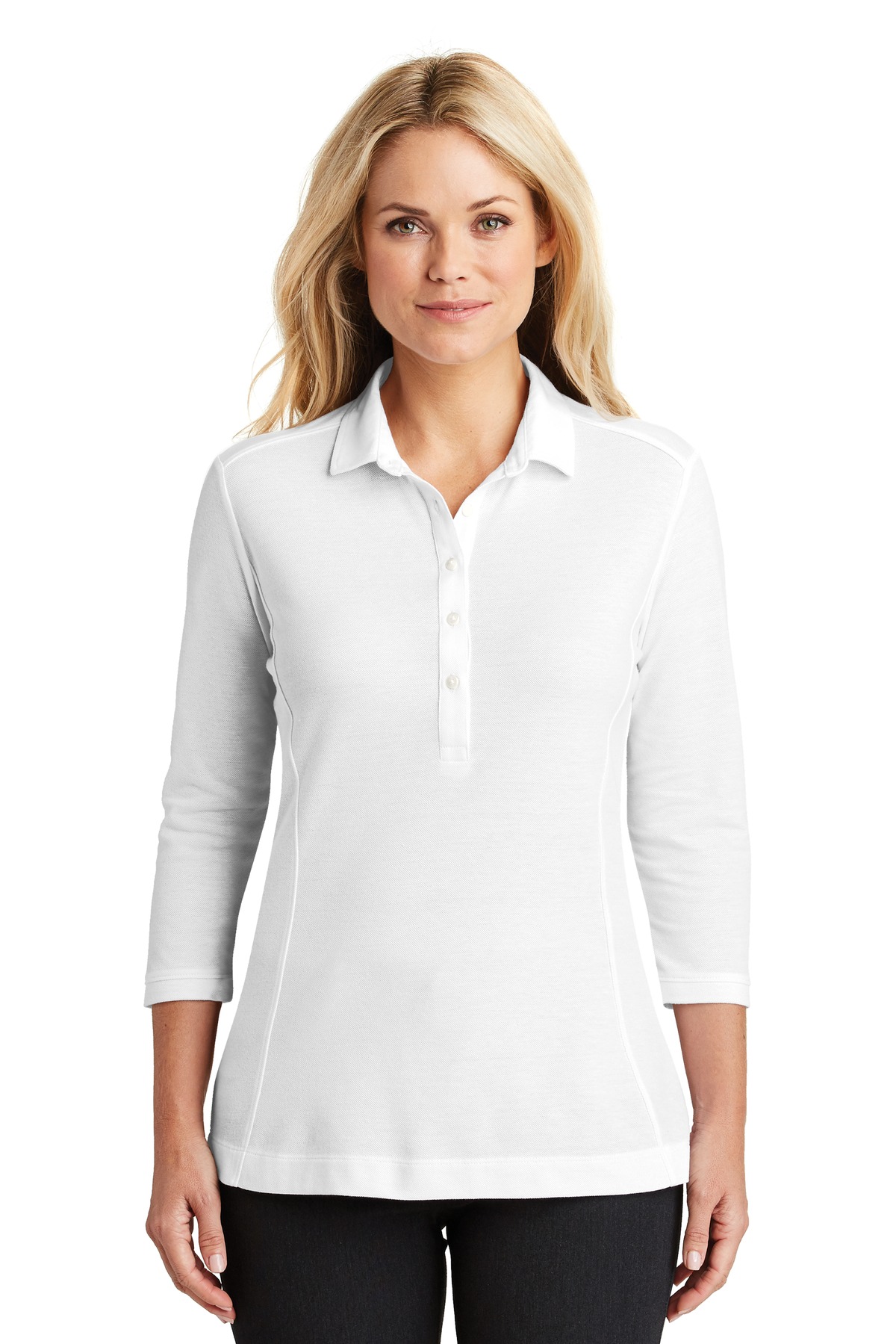 DISCONTINUED Port Authority Ladies Coastal Cotton Blend Polo. LK581