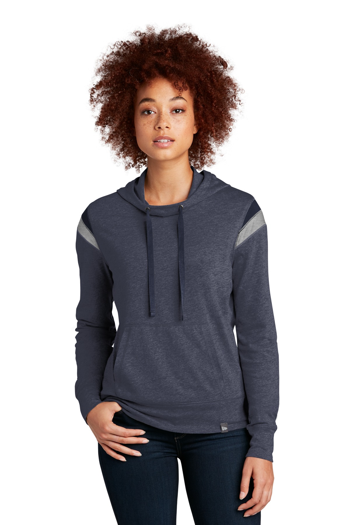 DISCONTINUED New Era Women's Heritage Blend Varsity Hoodie LNEA108