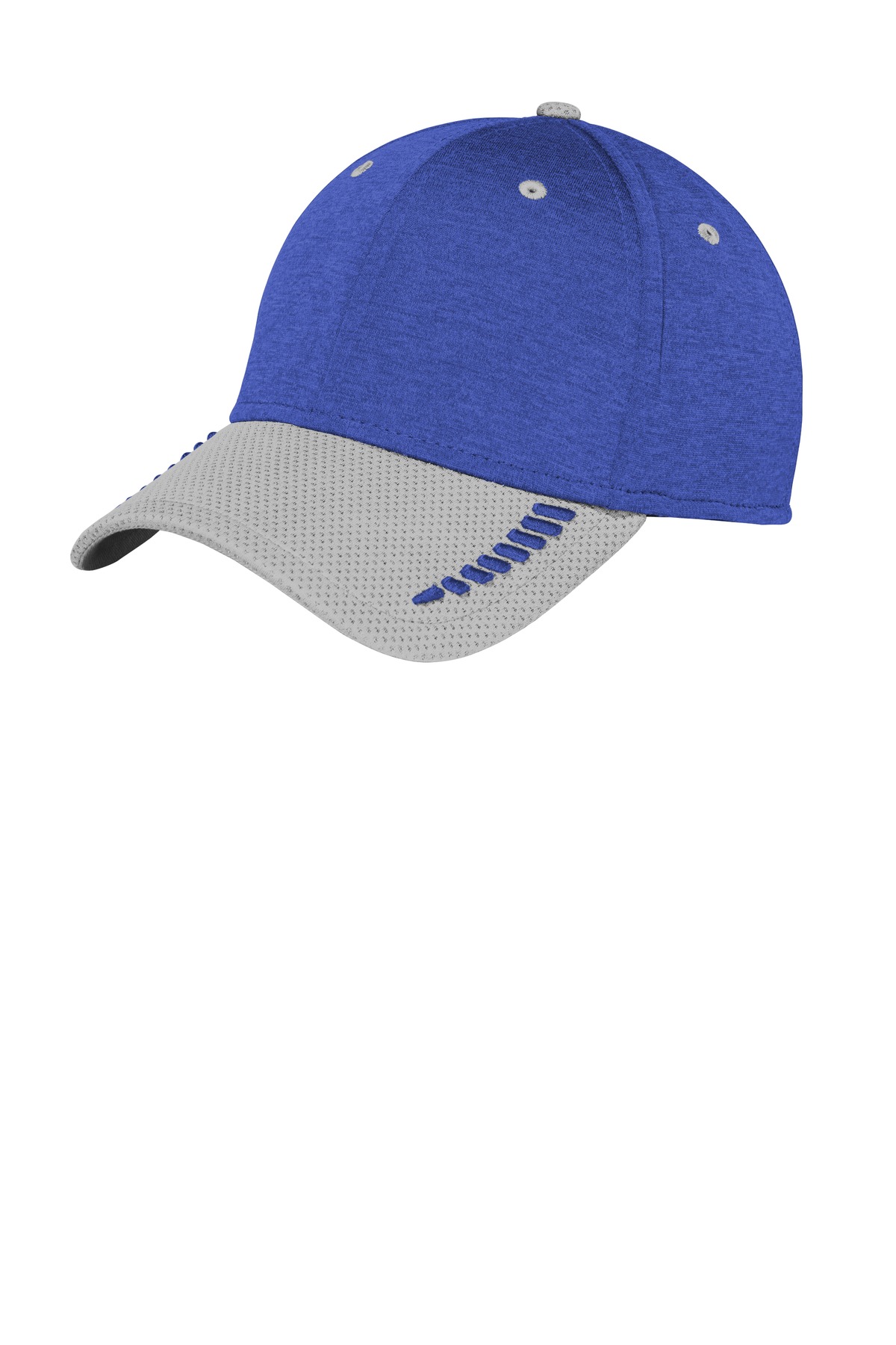 DISCONTINUED New Era Shadow Stretch Heather Colorblock Cap. NE704