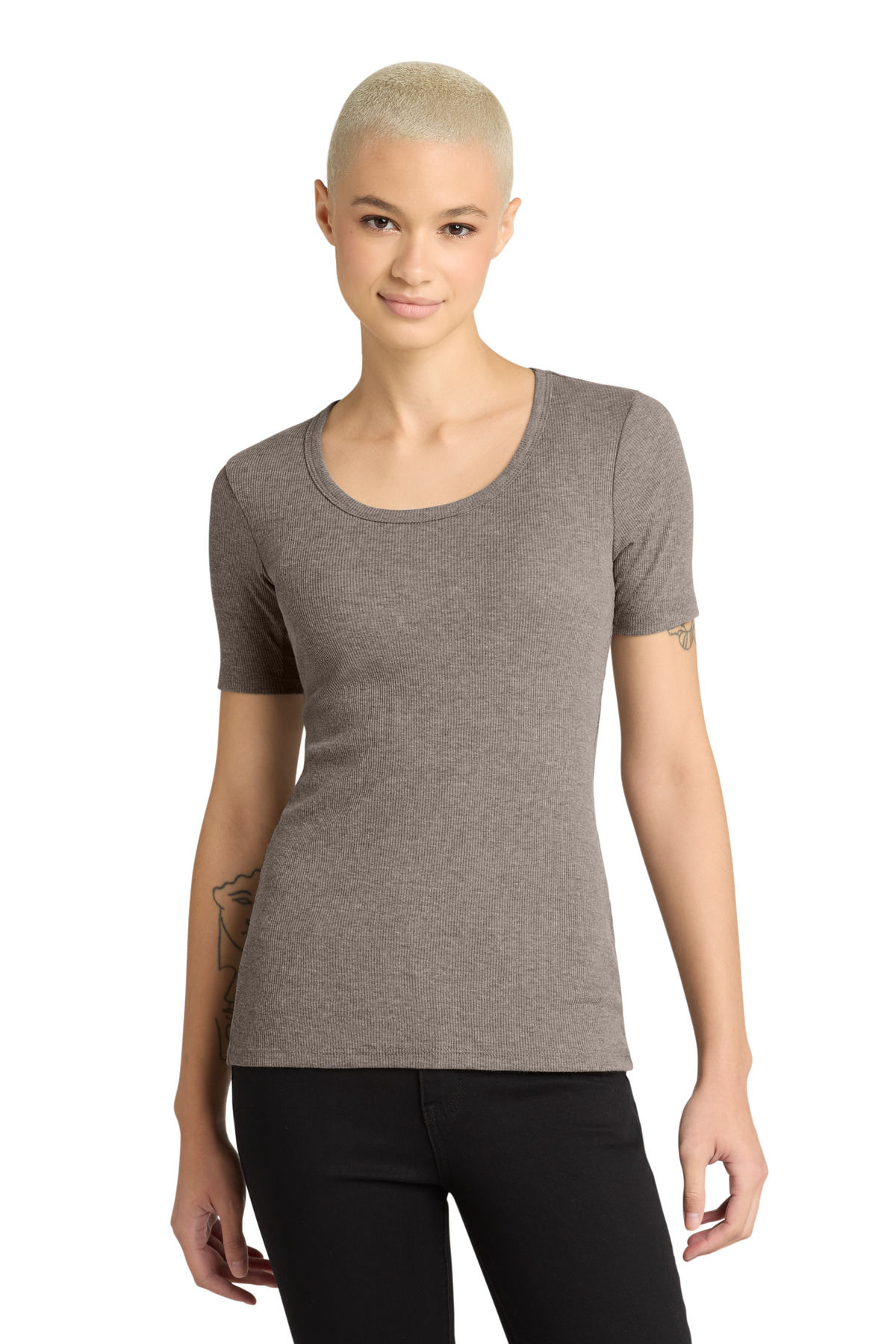 District Women's V.I.T.Rib Scoop Neck Tee DT6020