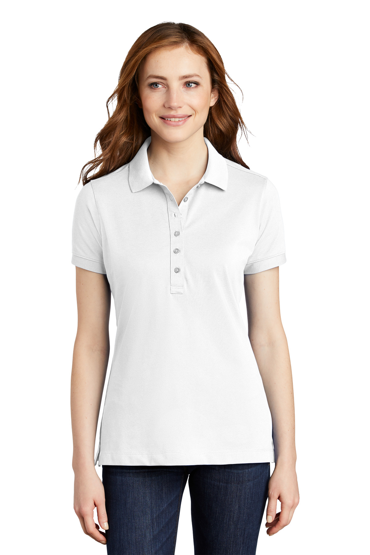 Port Authority Women's Stretch Pique Polo. L555