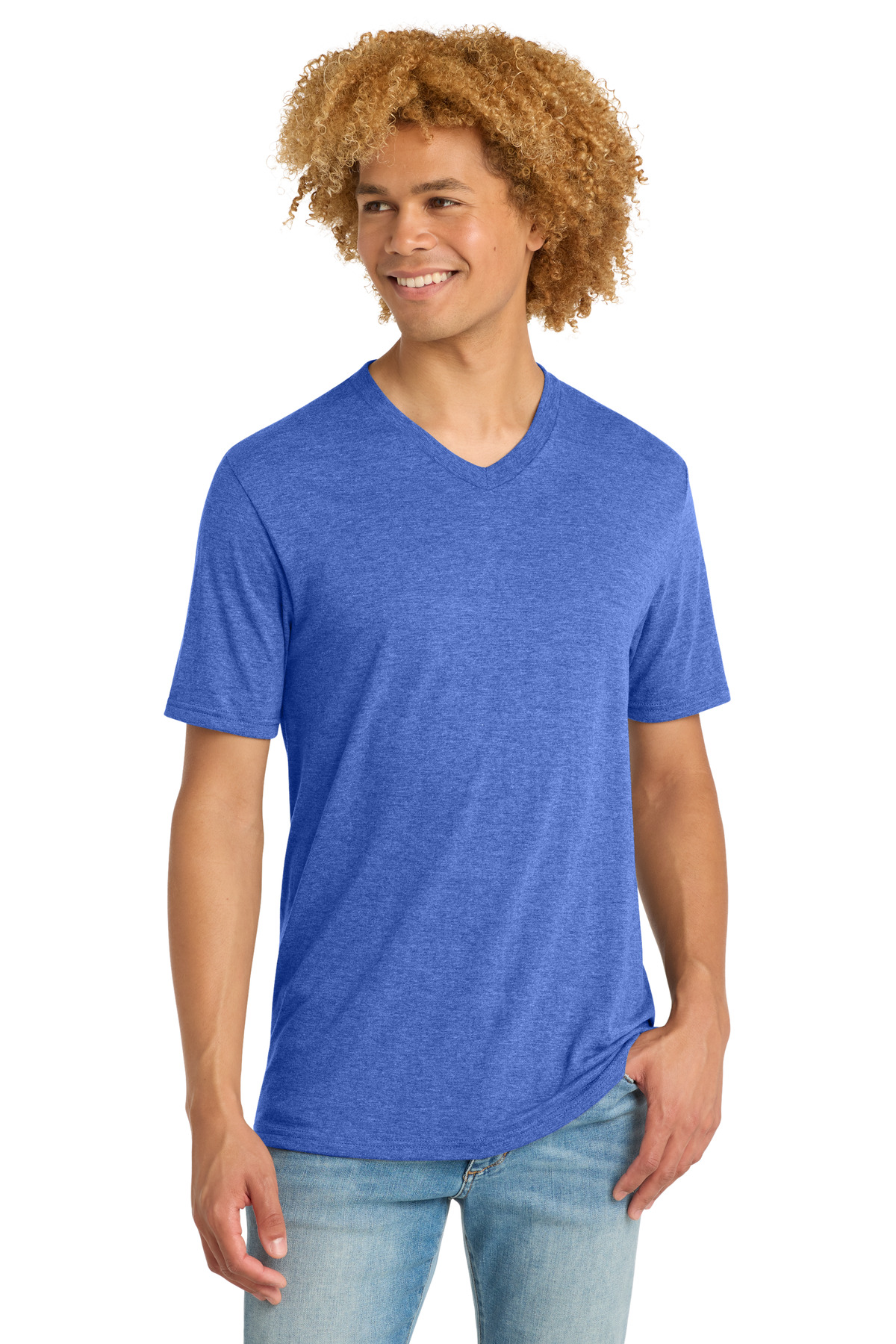 District Perfect Tri V-Neck Tee. DT1350