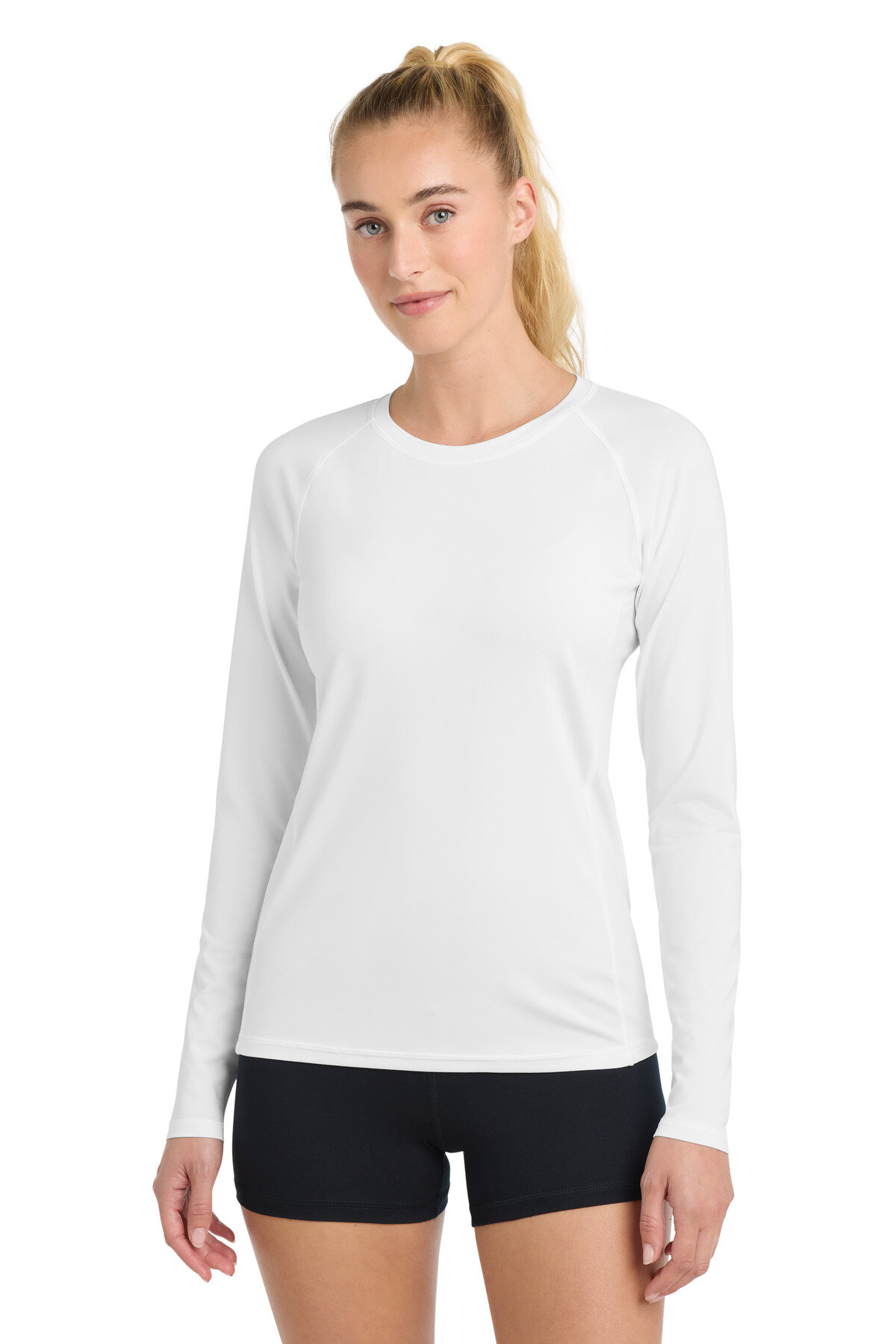 Sport-Tek Women's Long Sleeve Rashguard Tee. LST470LS