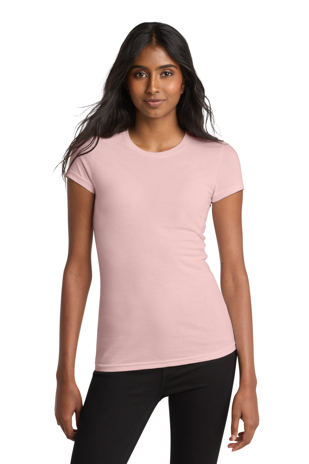 District Women's Fitted Very Important Tee. DT6001