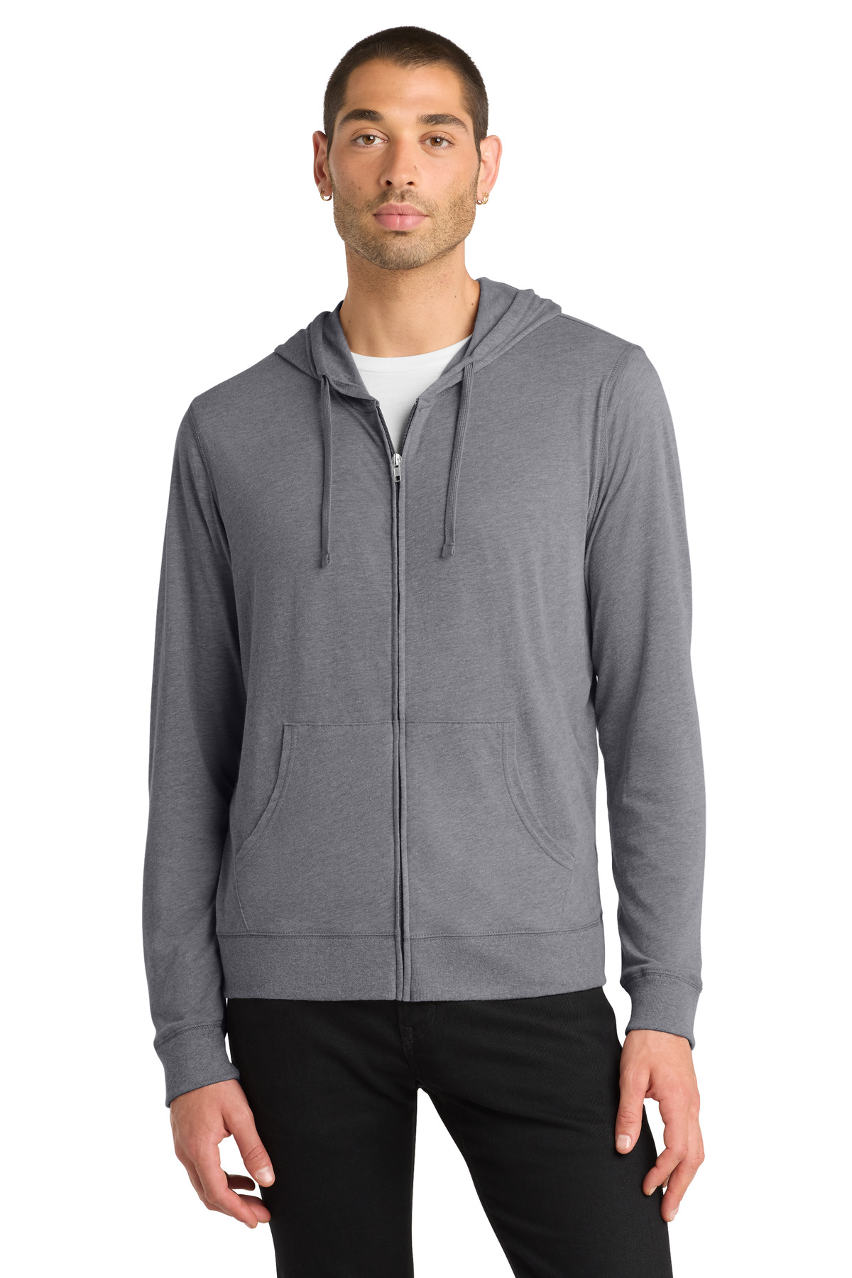 District Jersey Full-Zip Hoodie. DT1100