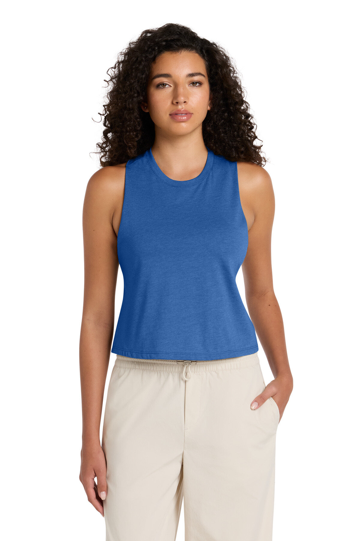 BELLA+CANVAS Women's Racerback Cropped Tank. BC6682