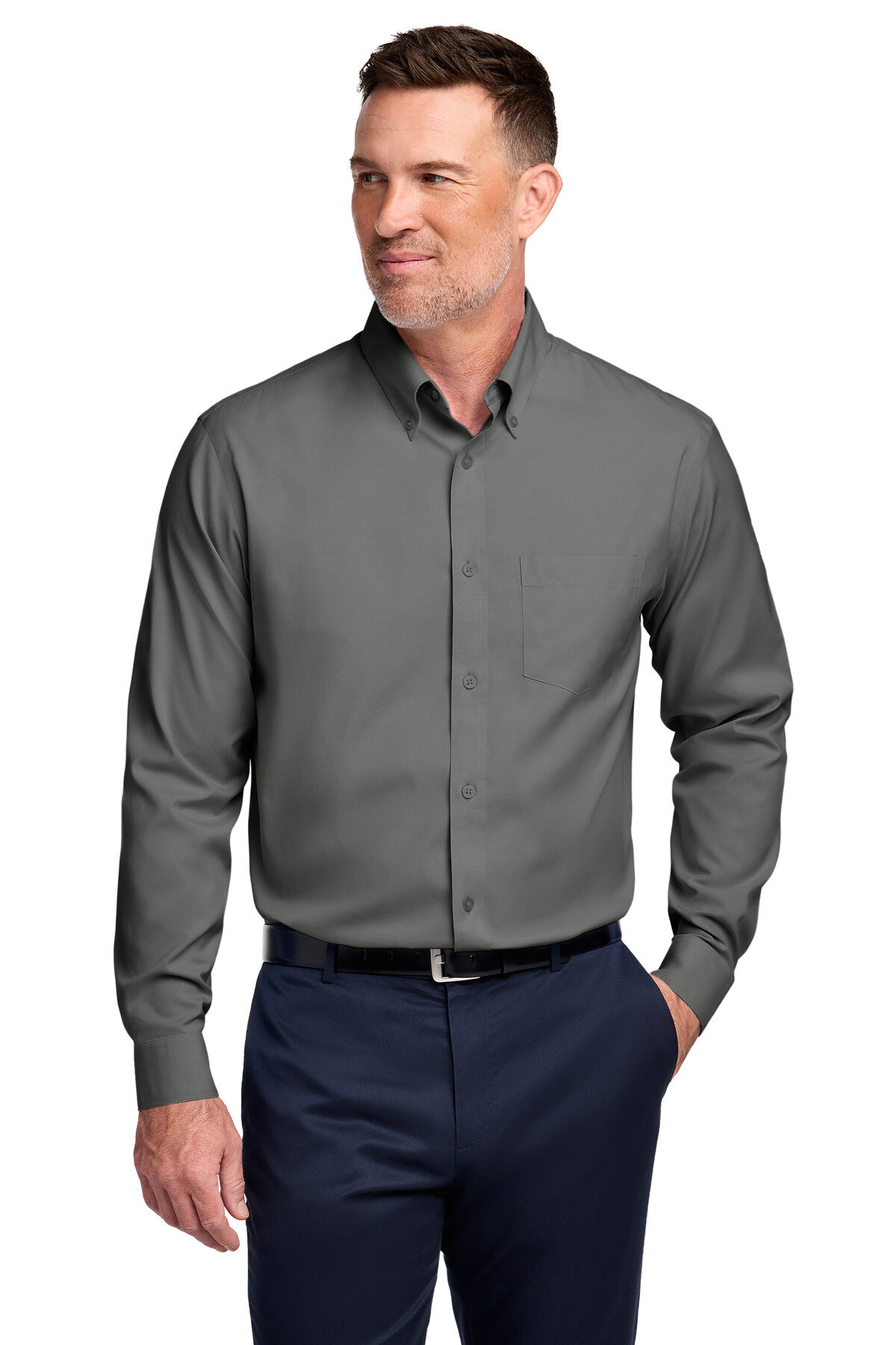 Brooks Brothers Wrinkle-Free Stretch Pinpoint Shirt BB18000