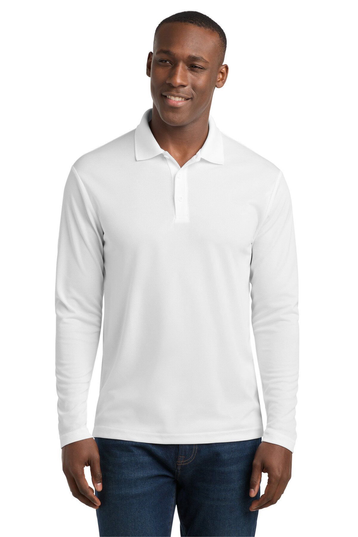 Sport-Tek PosiCharge RacerMesh Long Sleeve Polo. ST640LS